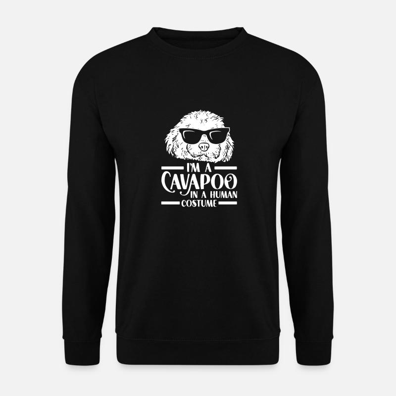 Cavapoo Cavoodle Capoodle Dog - Unisex Sweatshirt - black
