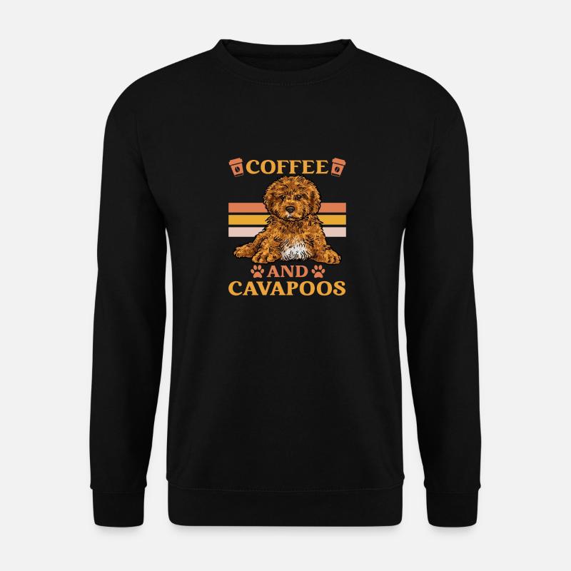 Cavapoo Cavoodle Capoodle Dog - Unisex Sweatshirt - black