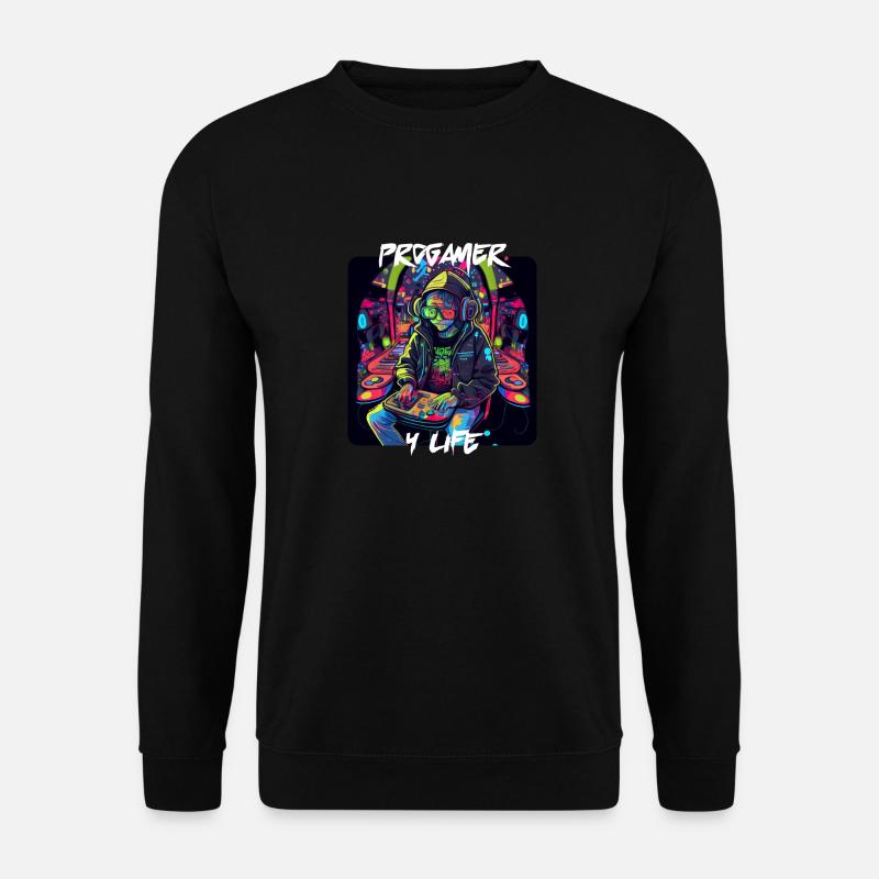 Progamer 4 Life 1 - Unisex Pullover - Schwarz