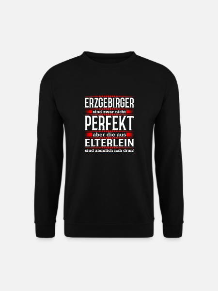 Erzgebirge Elterlein - Unisex Pullover - Schwarz