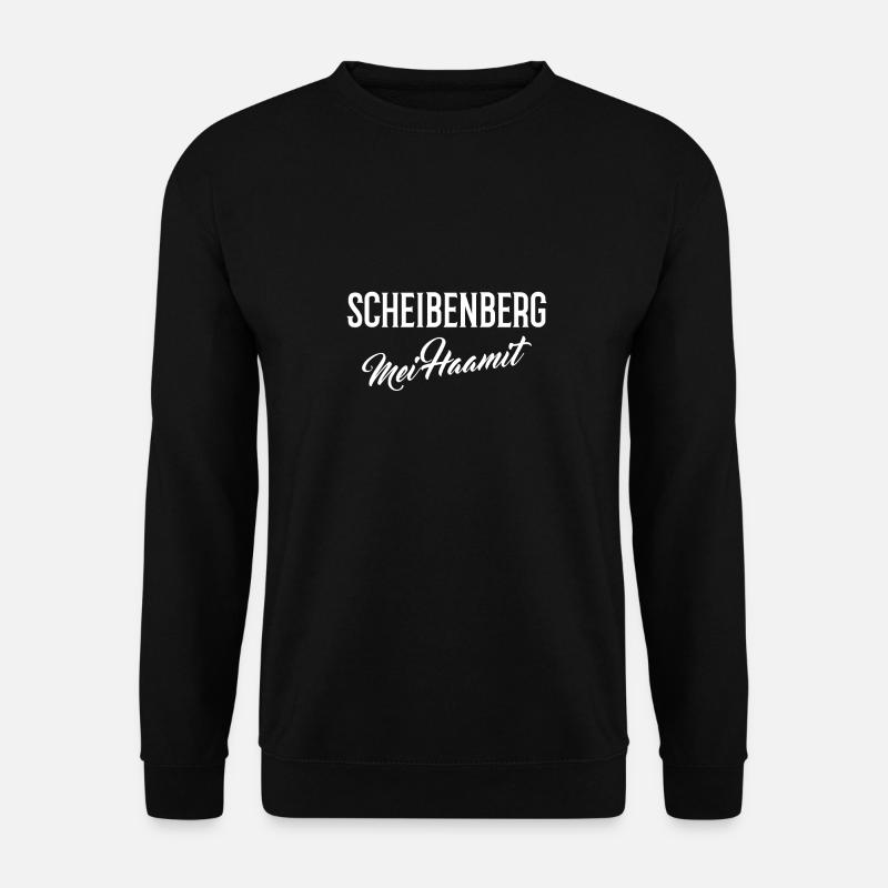 Scheibenberg mei haamit - Unisex Pullover - Schwarz