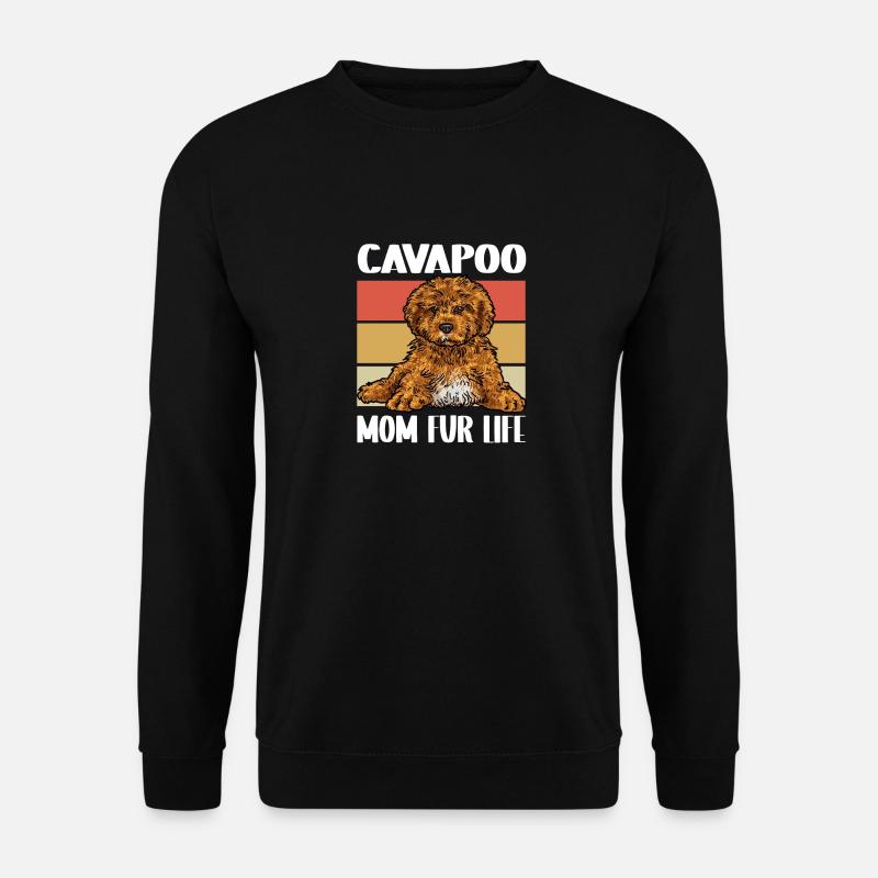 Cavapoo Cavoodle Capoodle Dog - Unisex Sweatshirt - black