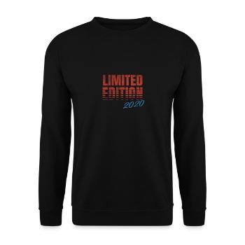 Limited Edition 2020 Vintage - Unisex Pullover - Schwarz - Vorne - Alina (178cm) & Michal (187cm)