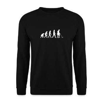 Metaldetektor Schatzsucher Schatzsuche - Unisex Pullover - Schwarz - Vorne - Alina (178cm) & Michal (187cm)