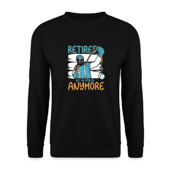 Magnetfischer Magnetangeln Schatzsuche - Unisex Pullover - Schwarz - Vorne - Alina (178cm) & Michal (187cm)