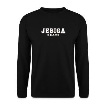Balkan Jebiga Brate - Unisex Pullover - Schwarz - Vorne - Alina (178cm) & Michal (187cm)