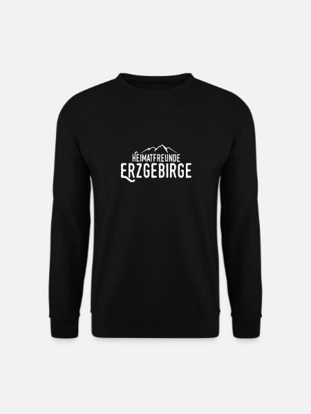 Erzgebirge Heimatfreunde - Unisex Pullover - Schwarz