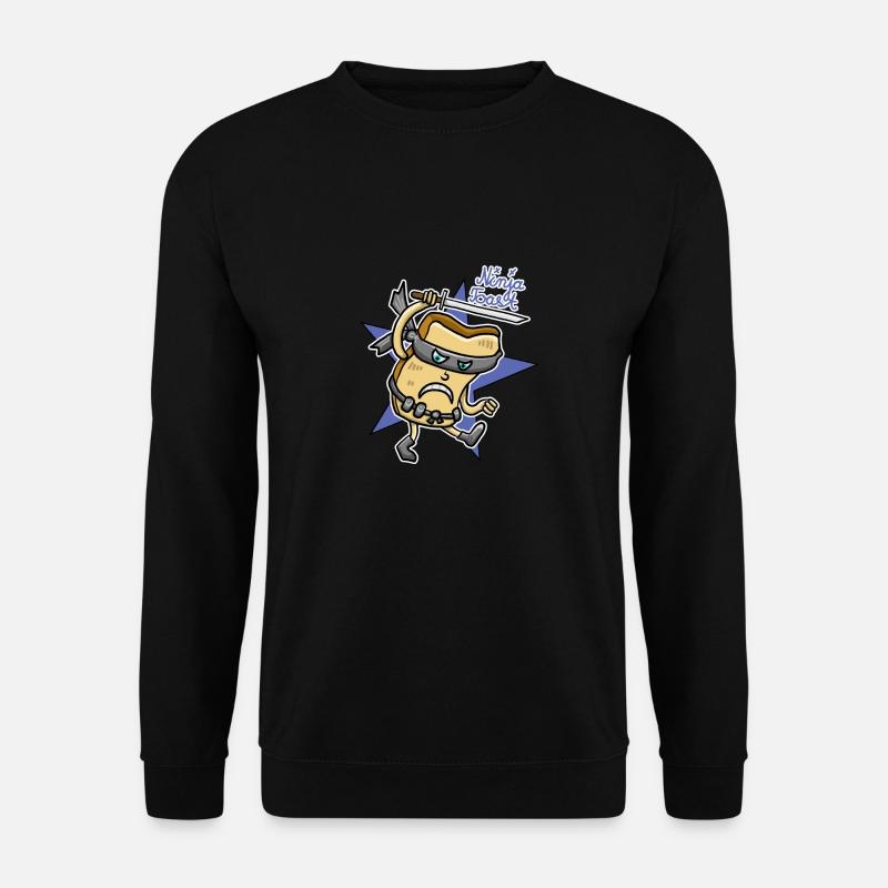 ninja toast Geschenkidee - Unisex Pullover - Schwarz