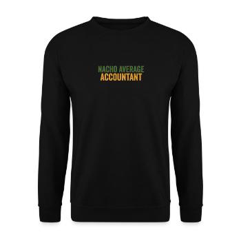 Accounting Humor Funny Hilarious Accountant CPA - Unisex Sweatshirt - black - Front - Alina (178cm) & Michal (187cm)