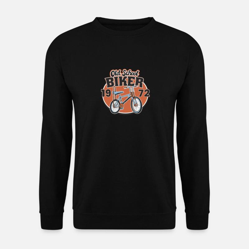 Old School Biker 1972. 51. Geburtstag - Unisex Pullover - Schwarz