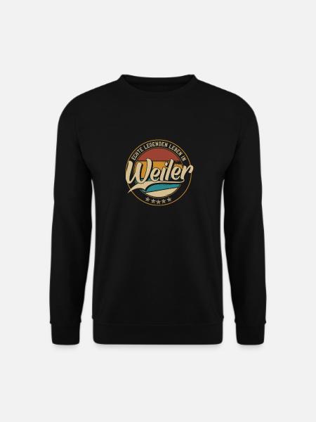 Echte legenden leben in Köln Weiler - Unisex Pullover - Schwarz