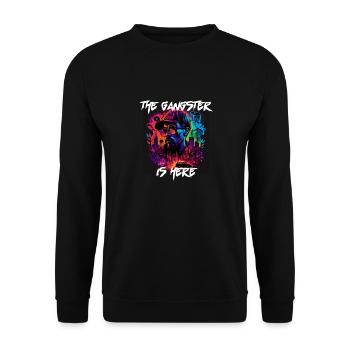 Gangster dans la ville 2 - Sweat-shirt Unisexe - noir - Devant - Alina (178cm) & Michal (187cm)