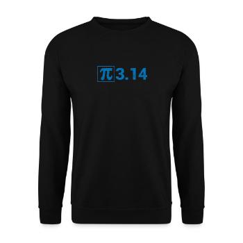Pi Day Teacher Vintage 3.14 Pie Digits Happy Math - Sweat-shirt Unisexe - noir - Devant - Alina (178cm) & Michal (187cm)