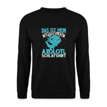 Axolotl - Unisex Pullover - Schwarz - Vorne - Alina (178cm) & Michal (187cm)