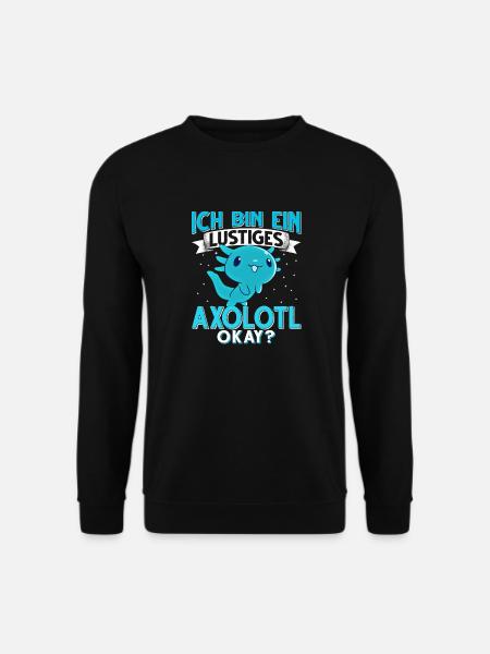 Axolotl - Unisex Pullover - Schwarz