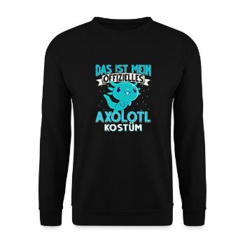 Axolotl - Unisex Pullover - Schwarz - Vorne - Alina (178cm) & Michal (187cm)