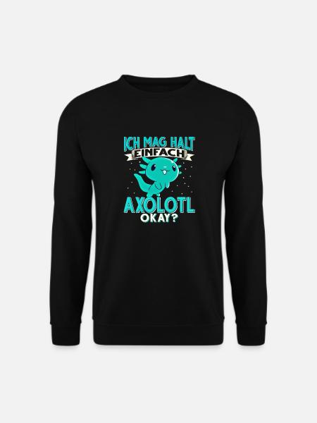 Axolotl - Unisex Pullover - Schwarz