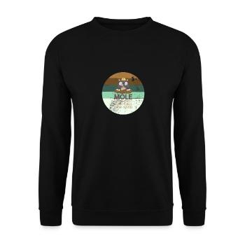 Chemistry Mole Problems - Unisex Sweatshirt - black - Front - Alina (178cm) & Michal (187cm)