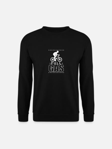 Full Gas Fahrrad fahren Fitness Sport - Unisex Pullover - Schwarz