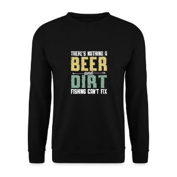 Metaldetektor Schatzsucher Schatzsuche - Unisex Pullover - Schwarz - Vorne - Alina (178cm) & Michal (187cm)