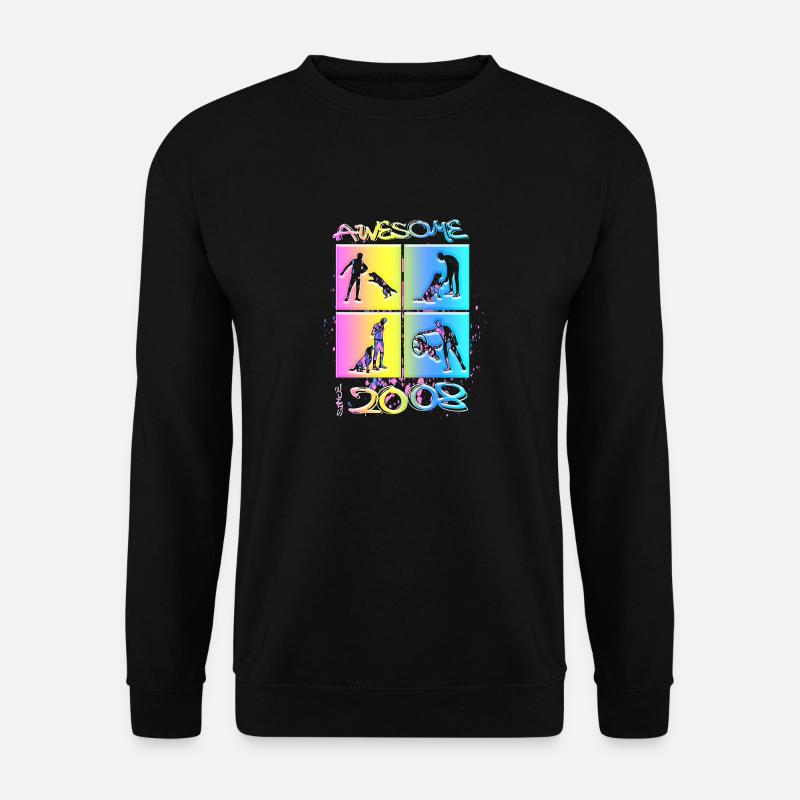 Awesome since 2008. Agility, Hundetraining - Unisex Sweatshirt - black