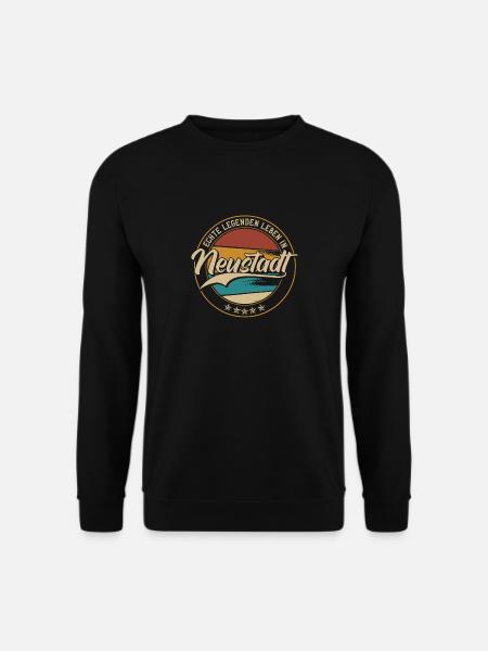 Neustadt Echte Legenden leben in Neustadter - Unisex Pullover - Schwarz