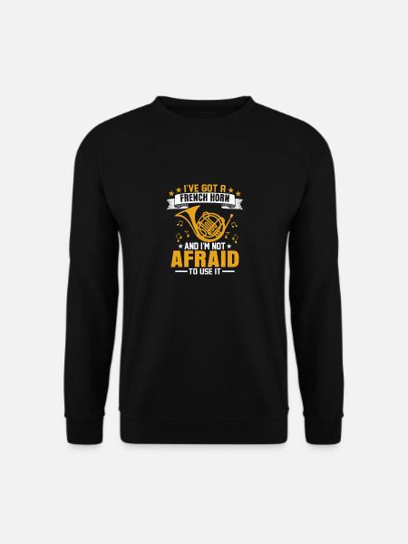 J’ai un joueur de corniste Français Horn - Sweat-shirt Unisexe - noir