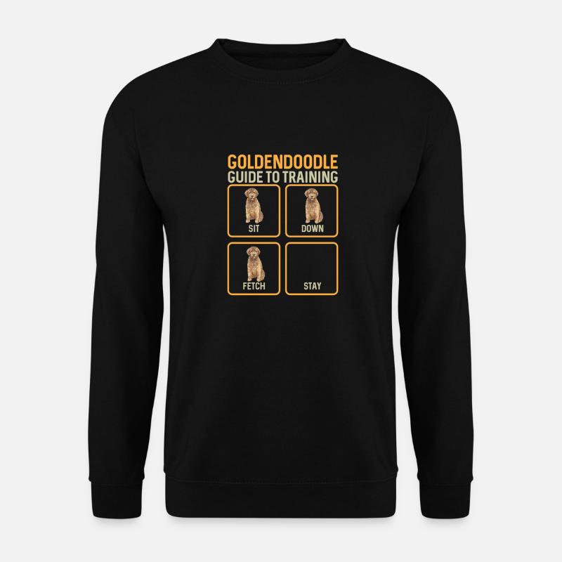 Goldendoodle Doodle Dog - Unisex Sweatshirt - black