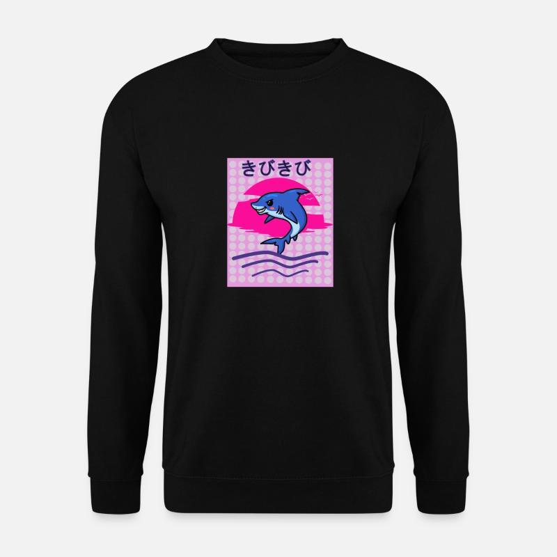 Bissig auf japanisch - Unisex Pullover - Schwarz