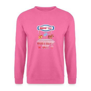 Karussell-geburtstagsfeier-vater Des - Unisex Pullover - Pink - Vorne