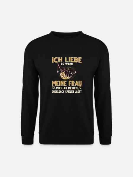 Dudelsack Musikverein Sackpfeifer Musiker - Unisex Pullover - Schwarz