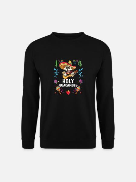 Holy Guacamole Lover Avocado Vegetarian Guac Dip - Unisex Pullover - Schwarz
