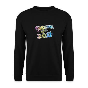 Génial depuis 2011 - Sweat-shirt Unisexe - noir - Devant - Alina (178cm) & Michal (187cm)