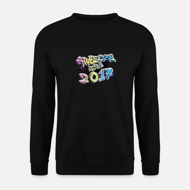 Awesome since 2016 - Unisex Sweatshirt - black