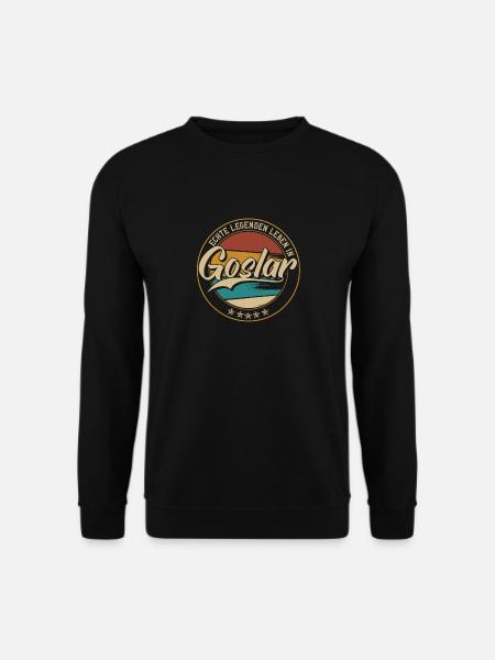 Goslar Echte Legenden leben in Goslarer - Unisex Pullover - Schwarz