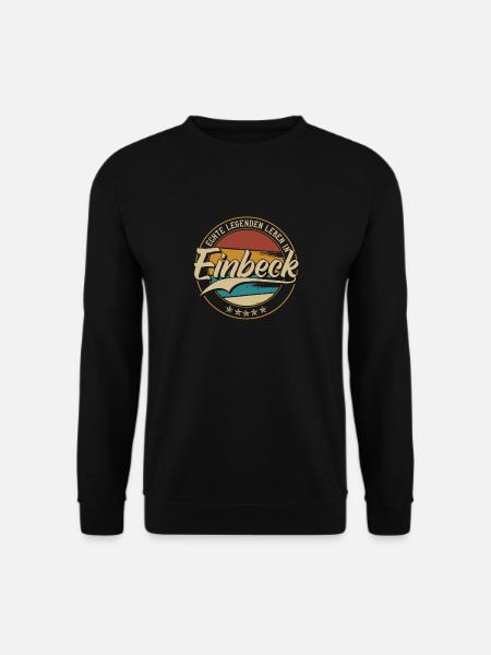 Einbeck Echte Legenden leben in Einbecker - Unisex Pullover - Schwarz