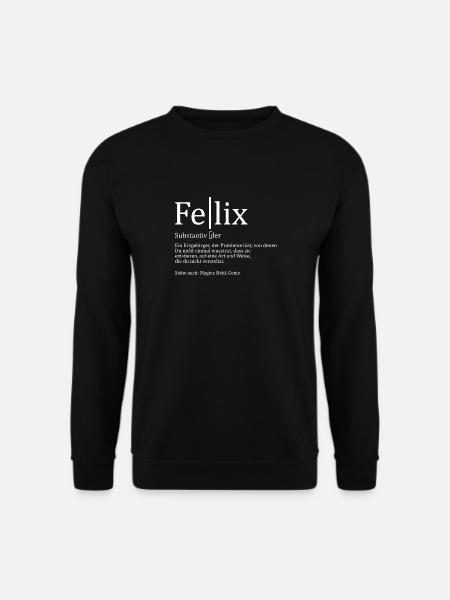 Erzgebirge Felix - Unisex Pullover - Schwarz
