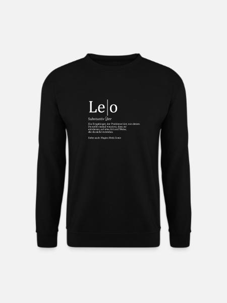 Erzgebirge Leo - Unisex Pullover - Schwarz