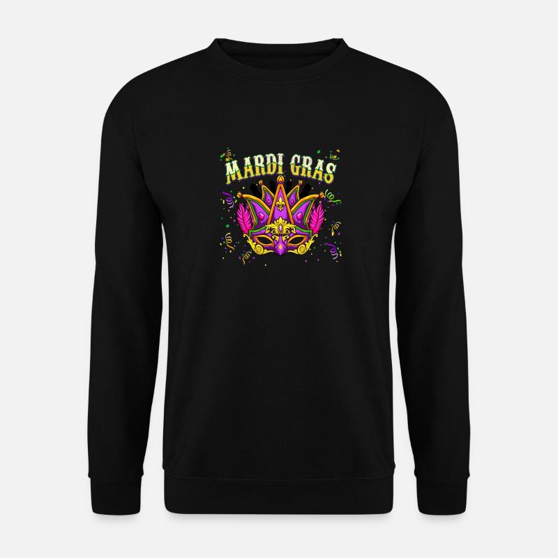 Cool Carnival Mardi Gras - Unisex Sweatshirt - black