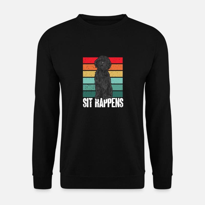 Black Goldendoodle Doodle Hund - Unisex Pullover - Schwarz
