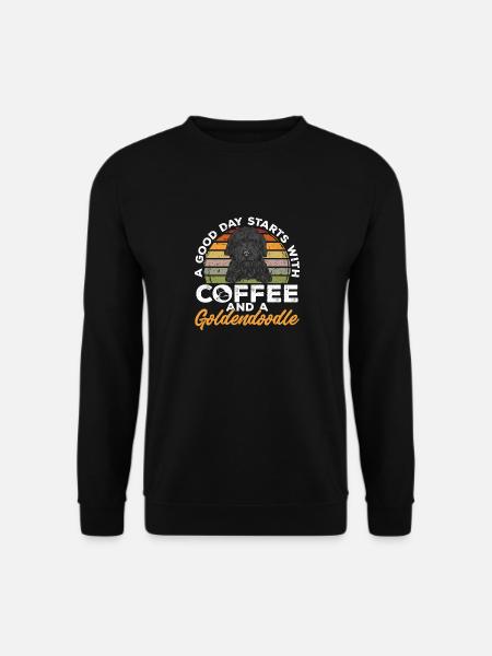 Black Goldendoodle Doodle Hund - Unisex Pullover - Schwarz