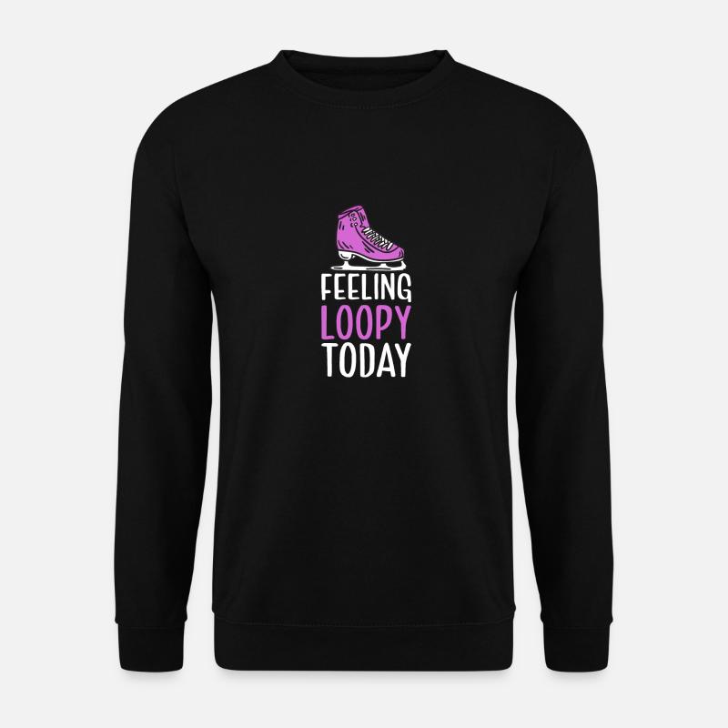 Skating figure punch skates - Unisex Sweatshirt - black