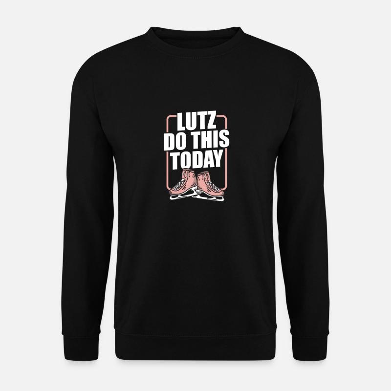 Skating figure punch skates - Unisex Sweatshirt - black