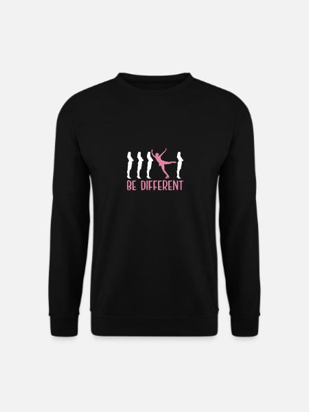 Eislauffigur Skating Punschlittschuhe - Unisex Pullover - Schwarz