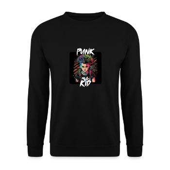 Graffiti Style - Cool Punk Child 4 - Sweat-shirt Unisexe - noir - Devant - Alina (178cm) & Michal (187cm)