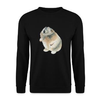 Lemming - Unisex Pullover - Schwarz - Vorne - Alina (178cm) & Michal (187cm)
