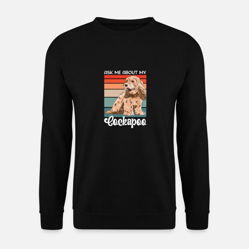 Cockapoo Chien - Sweat-shirt Unisexe - noir