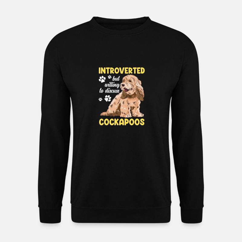 Cockapoo Chien - Sweat-shirt Unisexe - noir