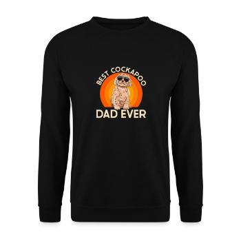 Cockapoo Hund - Unisex Pullover - Schwarz - Vorne - Alina (178cm) & Michal (187cm)