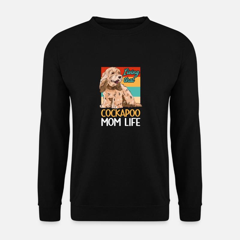Cockapoo Hund - Unisex Pullover - Schwarz
